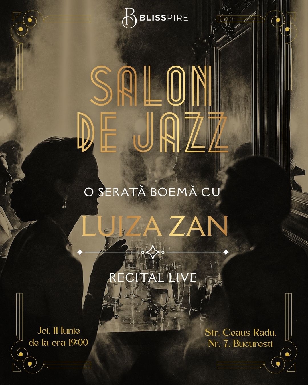 Salon de Jazz — O serată boemă cu Luiza Zan
