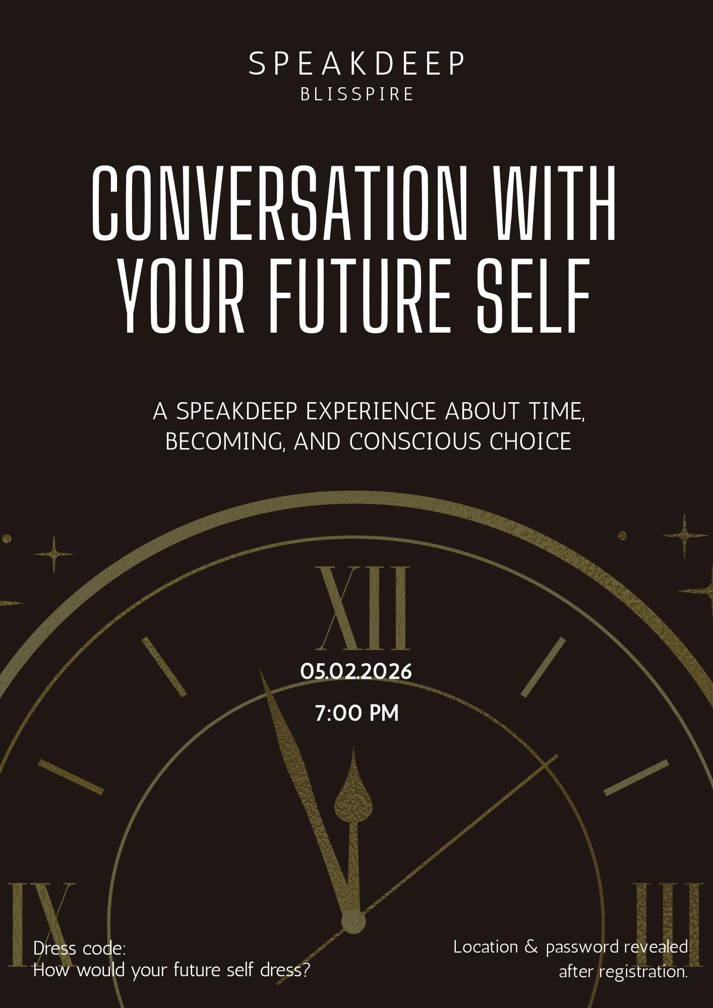 Conversation with Your Future Self — SpeakDeep poster