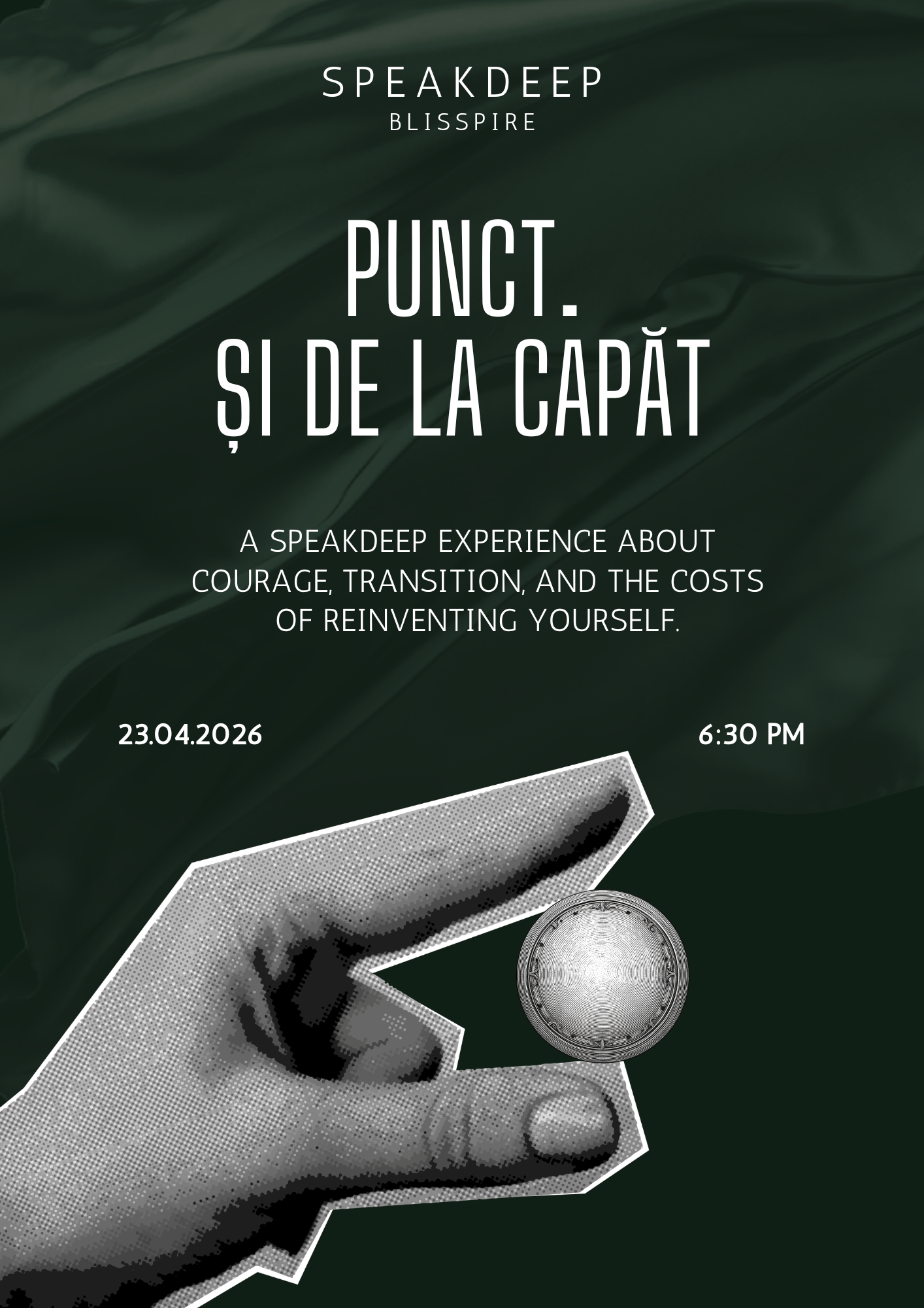 Punct. Și de la capăt. — SpeakDeep poster
